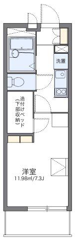 レオパレスMINAI(1K/3階)の間取り写真