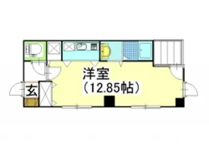 LABLACORE丸の内(ワンルーム/5階)の間取り写真