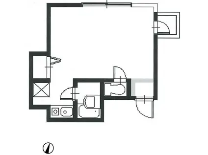 メゾン・ド・アイ壱番館(ワンルーム/4階)の間取り写真