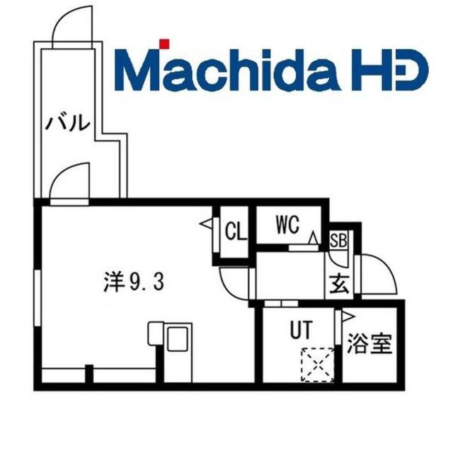 西湊町エヌエム・セント(ワンルーム/1階)の間取り写真