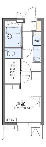 レオパレス片倉大丸(1K/4階)の間取り写真