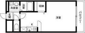 アンプルールフェールSHIBATA(ワンルーム/3階)の間取り写真