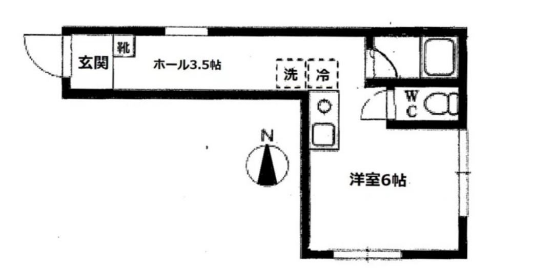 ファーストホーム森下(ワンルーム/3階)の間取り写真