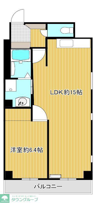 サンエイトONO II(1LDK/5階)の間取り写真