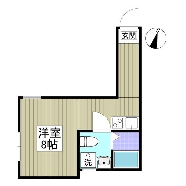 REJOEL(ワンルーム/2階)の間取り写真