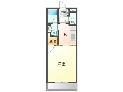 アイン シュロス(1K/2階)の間取り写真