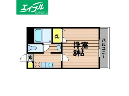 スターボードマンション(1K/1階)の間取り写真