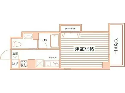 NEXTAGE.I(1K/7階)の間取り写真