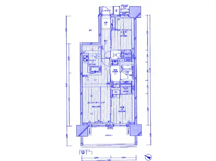 クオス横浜大通公園(1SLDK/10階)の間取り写真