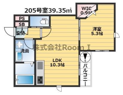 メゾンベールK 旭化成ヘーベルメゾンHEBEL HAUS(1LDK/2階)の間取り写真