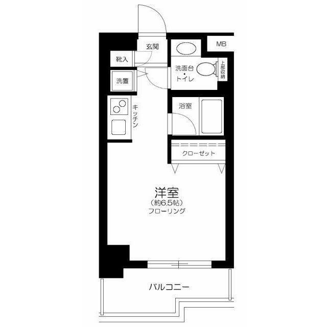 シテリオ渋谷松濤(ワンルーム/3階)の間取り写真