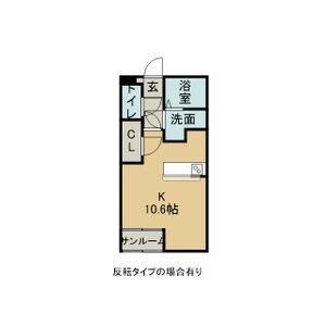 マゼラン(1K/2階)の間取り写真