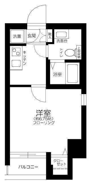 ARTESSIMO VALENTO(1K/2階)の間取り写真