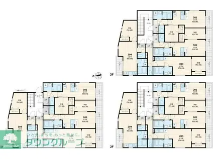 PARKLET・高坂(1LDK/3階)の間取り写真