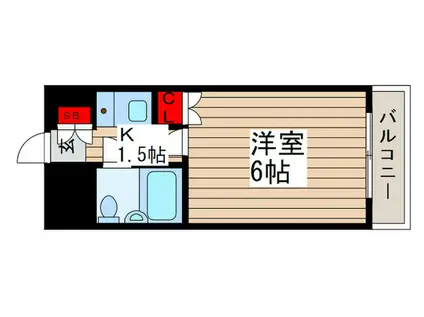 アネックス西葛西(1K/4階)の間取り写真