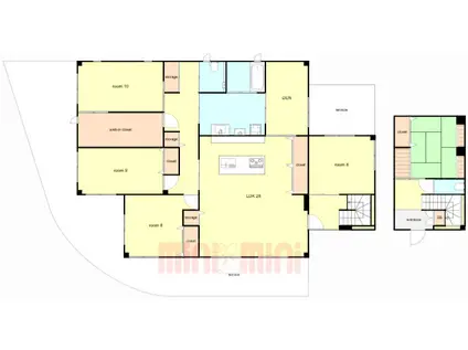 東難波町3丁目マンション(5SLDK/1階)の間取り写真