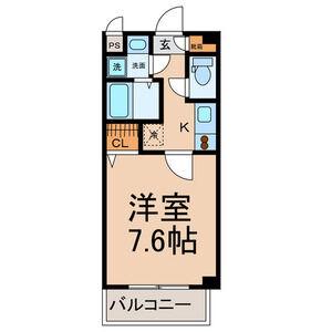 サニーウェル21(1K/3階)の間取り写真