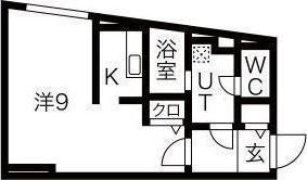 G VIVRE 岡崎駅前(1K/1階)の間取り写真
