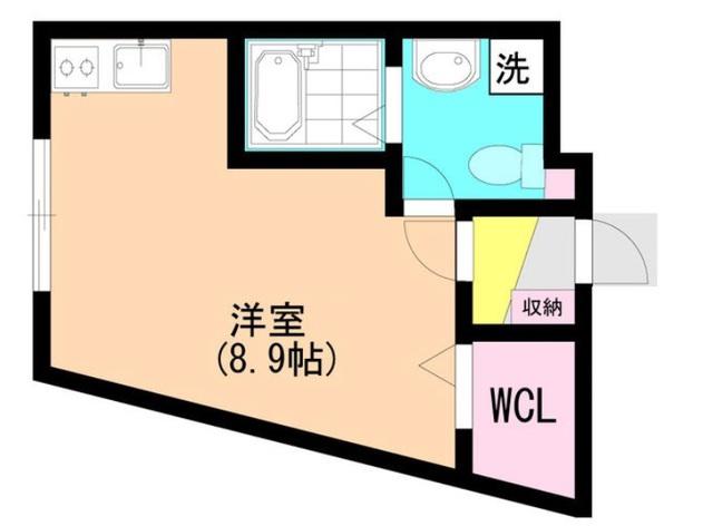AJ馬込(ワンルーム/2階)の間取り写真