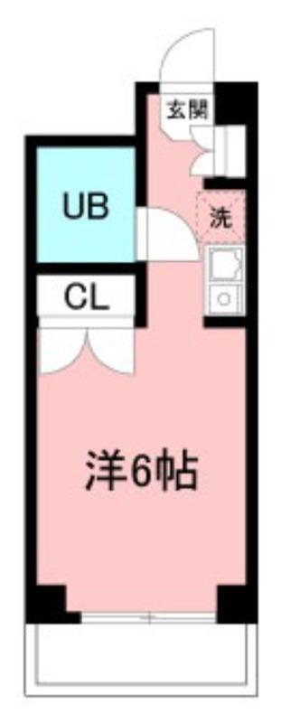吉祥寺ハイツ(ワンルーム/3階)の間取り写真