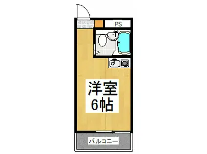 エクシブ・エイト(ワンルーム/1階)の間取り写真