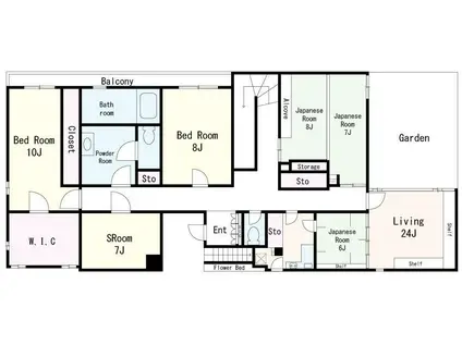 ユービル(5SLDK/3階)の間取り写真