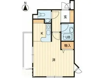 アルファエステート錦町(1K/5階)の間取り写真