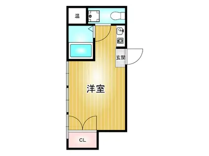 第73プロスパービル(ワンルーム/3階)の間取り写真