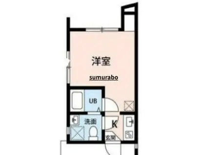 REJOEL(1K/1階)の間取り写真