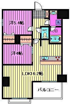 FIROUGE URAWATOKIWA(2LDK/2階)の間取り写真