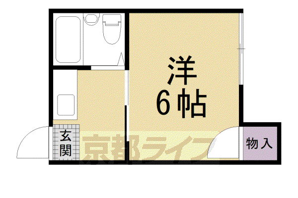 中田マンションパートⅡ(1K/2階)の間取り写真