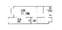 ロイズ・プレシア多々良東(1SLDK/5階)の間取り写真