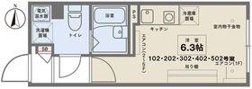 COCOFLAT池袋(ワンルーム/4階)の間取り写真