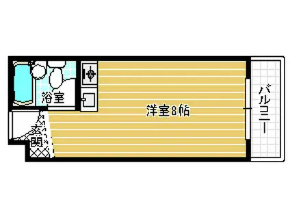 アドバンス錦織(ワンルーム/3階)の間取り写真