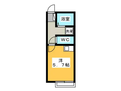 TY南中野(ワンルーム/1階)の間取り写真