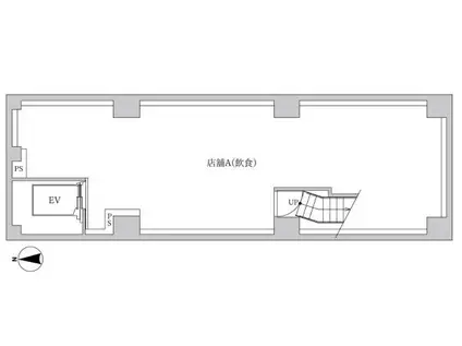 ダブルリーブス半蔵門(ワンルーム/B1階)の間取り写真