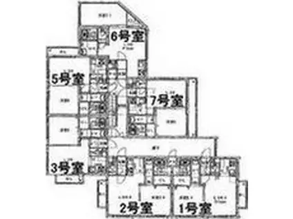 NFPガーデン月寒西(1LDK/4階)の間取り写真