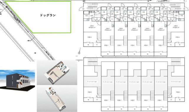 アドバンスIKENOUE(1SLDK/1階)の間取り写真