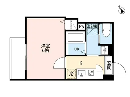 アーバンレジデンス NII(1K/3階)の間取り写真
