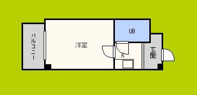 ジョイフル新大阪(1K/3階)の間取り写真