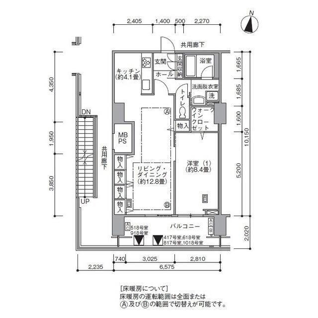 東雲キャナルコートCODAN17号棟(1LDK/11階)の間取り写真
