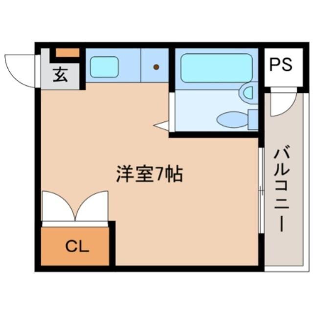 N岩国東(ワンルーム/4階)の間取り写真