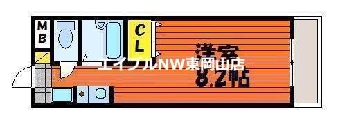 グランドライフJK(1K/4階)の間取り写真