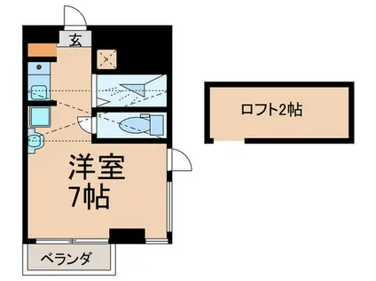 Y・Dビル(ワンルーム/3階)の間取り写真