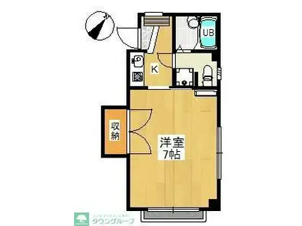 ハウス・ザ・リッター(1K/3階)の間取り写真