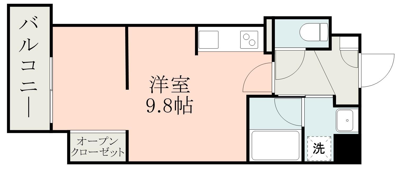 SE PLUS南林寺(ワンルーム/7階)の間取り写真