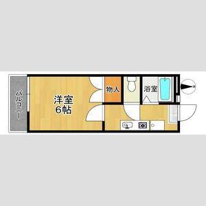 メゾンフォレスタ(1K/2階)の間取り写真