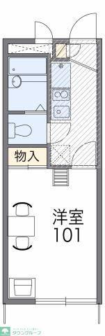 レオパレスFUJI(1K/2階)の間取り写真