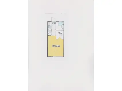 コーポルネサンス(1K/1階)の間取り写真