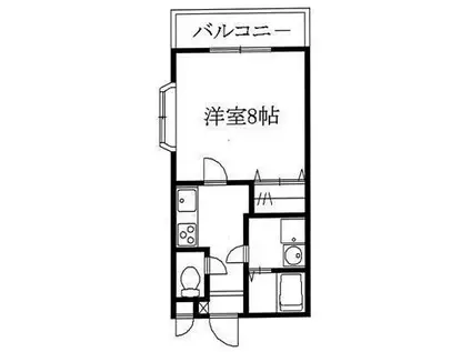 NINE BOX(1K/3階)の間取り写真